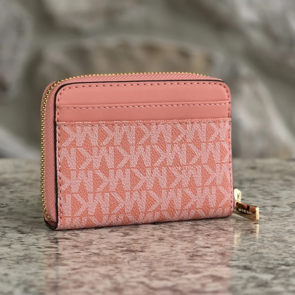 Michael Kors Jet Set Logo Medium Card Case Wallet - Picture 2 of 6